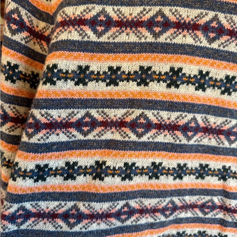 Abercrombie & Fitch Multicolor Fair Isle Nordic Crewneck Sweater - Picture 4 of 5